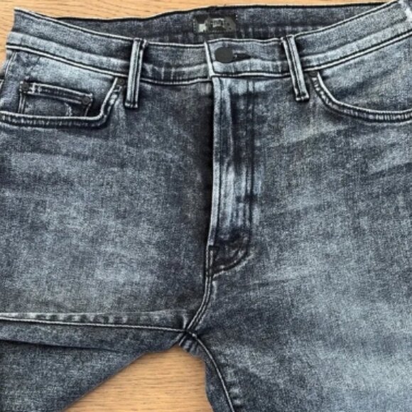 Mother the insider crop step fray jeans - size 31 - Picture 3 of 6